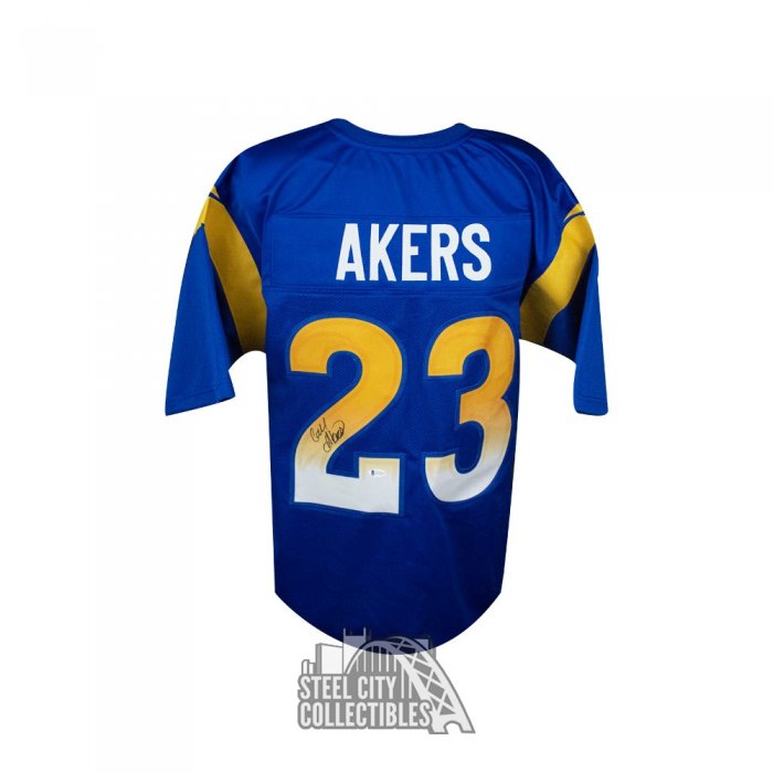 Men's Nike Cam Akers White Los Angeles Rams Game Jersey