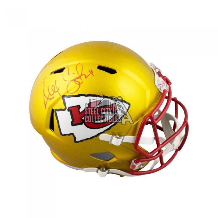 Alex Smith Autographed San Francisco 49ers Lunar Eclipse Replica Full-Size  Football Helmet - BAS (Red Ink)