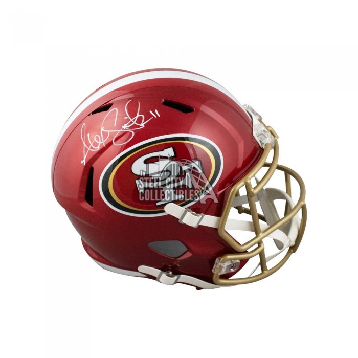 Alex Smith Autographed Kansas City Chiefs Flash Replica Full-Size Football  Helmet - BAS (Red Ink)