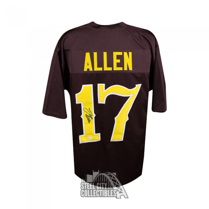 Shirts, Josh Allen Brown Wyoming Jersey Size Xl