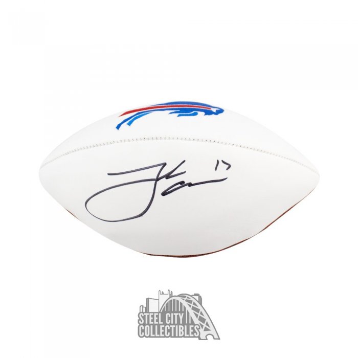 Josh Allen Autographed Buffalo Bills Football - JSA COA