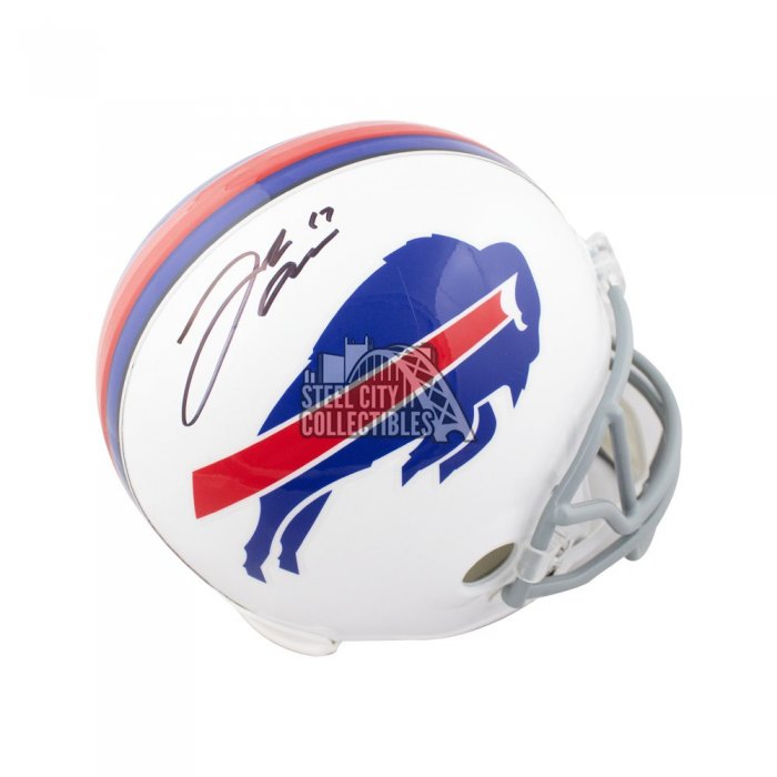 Bills Josh Allen & Stefon Diggs Signed Full Size Speed Proline Helmet BAS  Wit