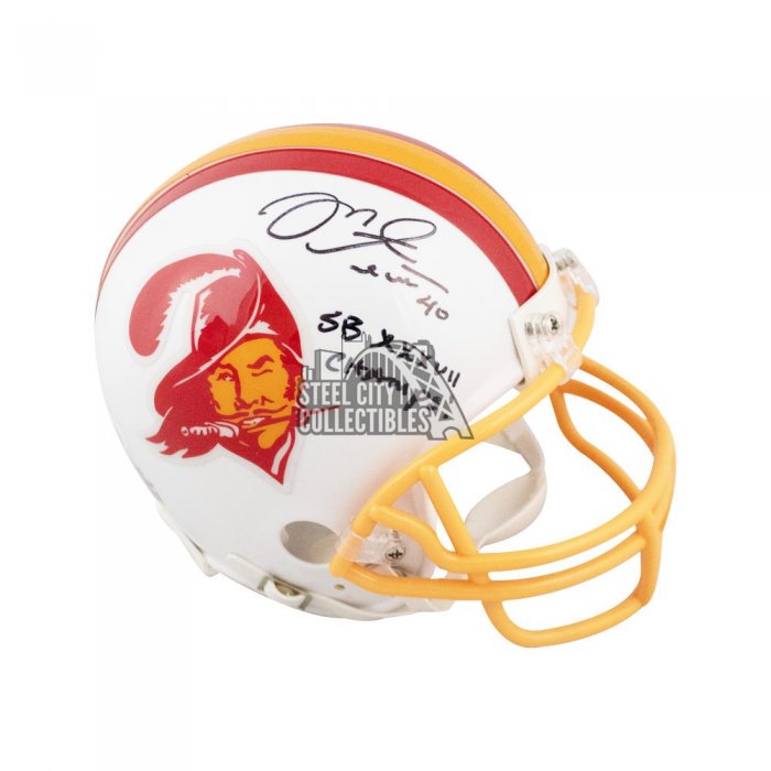 Mike Alstott A-Train Autographed Buccaneers Full-Size Football Helmet - JSA  COA