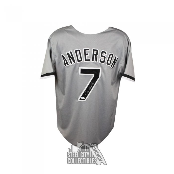 Tim Anderson Autographed Chicago White Sox Custom Black Baseball Jersey -  BAS COA