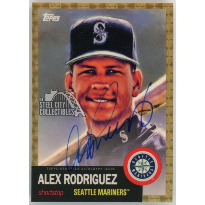 Alex Rodriguez Baseball Card - Autographed