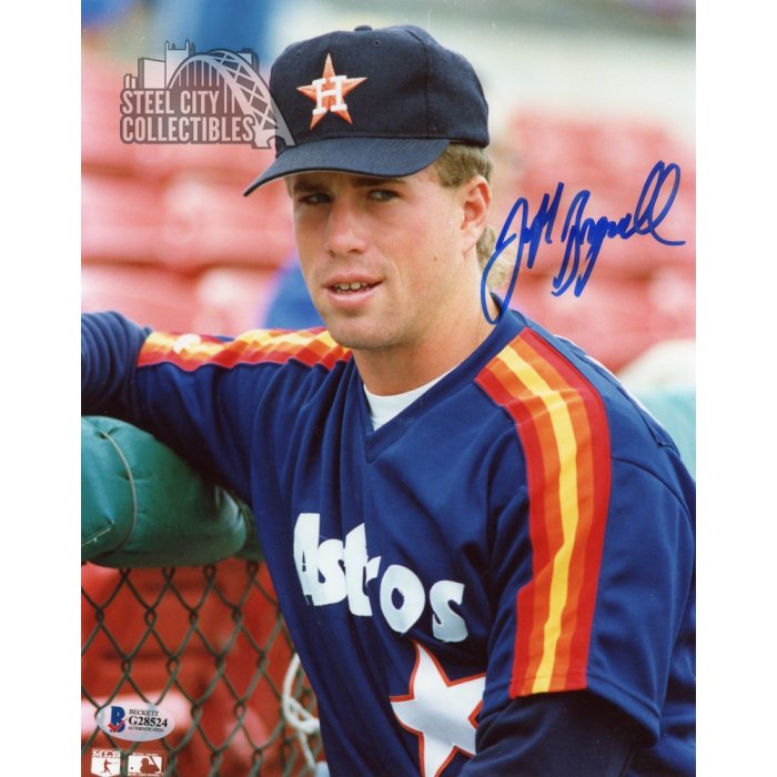 Jeff Bagwell Signed Autograph 8x10 Photo - Houston Astros Legend