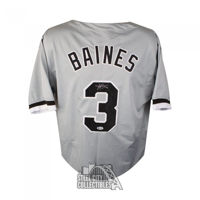 Harold Baines Autographed The Windy City Custom Baseball Jersey - BAS COA