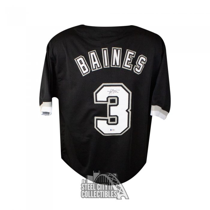 Harold Baines Autographed Jersey - Size XL