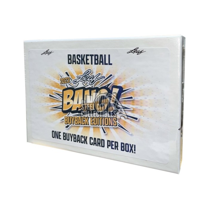 2023 Leaf Bang! Basketball Edition Box Steel City Collectibles