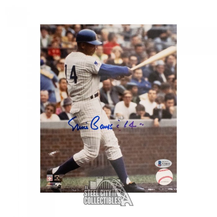 Ernie Banks Autographed Signed Framed 8X10 Photo Chicago Cubs