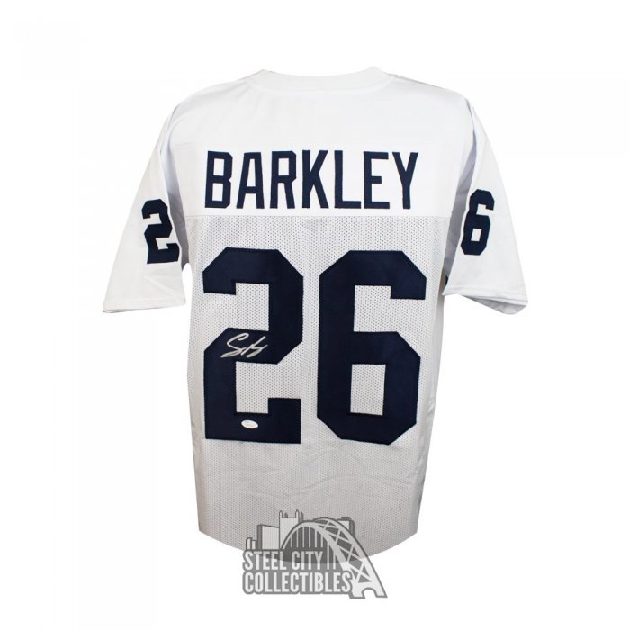 Saquon Barkley Signed New York Giants Custom Jersey (JSA Signature Debut  COA)