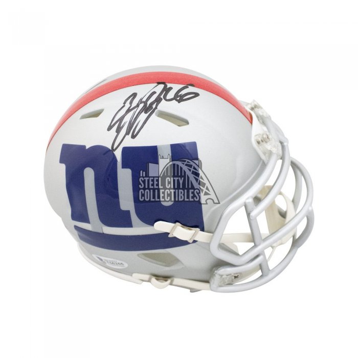 Saquon Barkley Autographed New York Giants Eclipse Replica Full-Size  Football Helmet - BAS COA