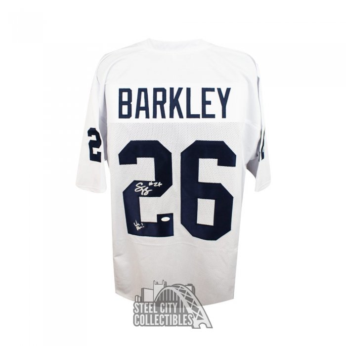 Saquon Barkley Autographed Signed Jersey - JSA Authentic at 's Sports  Collectibles Store