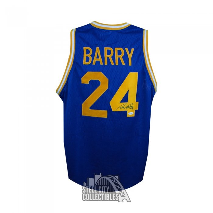 Rick Barry Signed San Francisco Warriors Jersey (JSA COA) The Miami G –  Super Sports Center