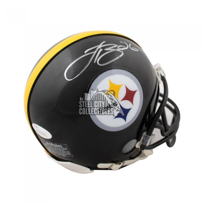 Le'Veon Bell Signed Pittsburgh Steelers Pink Breast Cancer Awareness Mini  Speed Helmet (JSA COA)