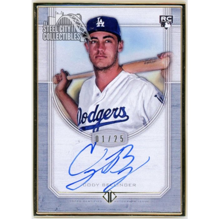Cody Bellinger Dodgers Signed Autographed 2018 Bowman #47 Card CAS