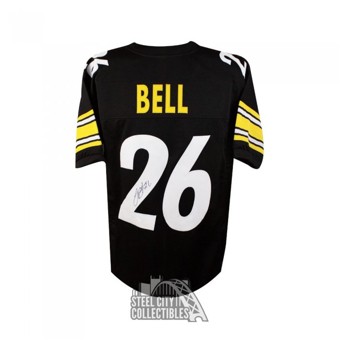 Le'Veon Bell Autographed Custom Bumblebee Football Jersey - JSA COA