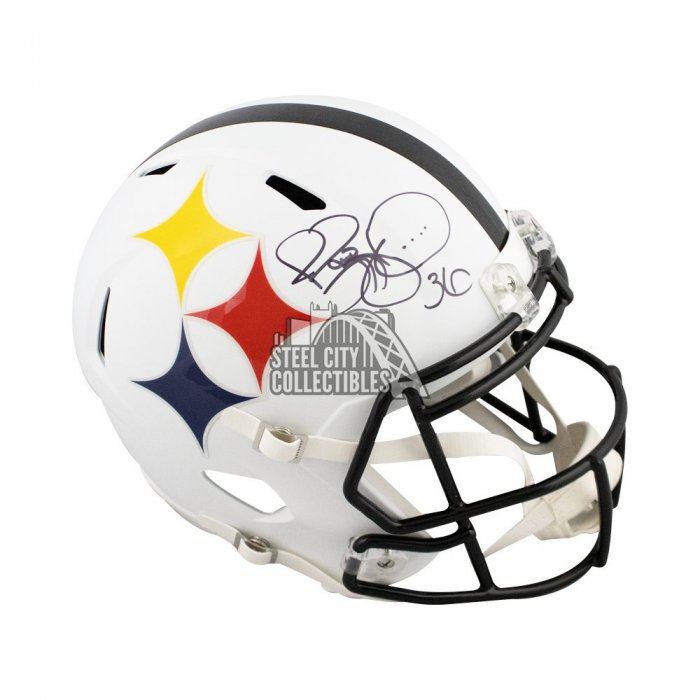 Jerome Bettis Autographed Pittsburgh Steelers Flat Black Mini