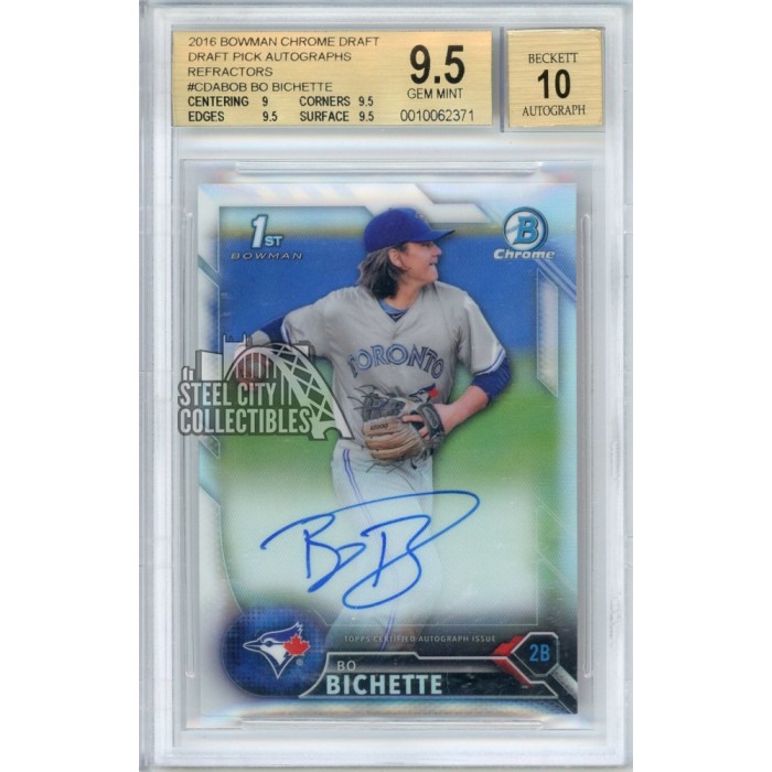 Autographed Bo Bichette , Autographed Collectibles, Bo Bichette Autographed  Memorabilia