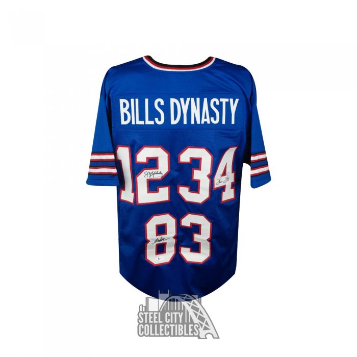 Thurman Thomas Autographed Buffalo Custom Blue Football Jersey - BAS