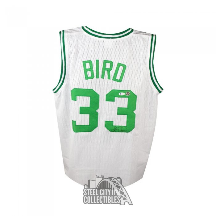 Larry Bird Legend Autographed Boston Custom White Basketball Jersey ...