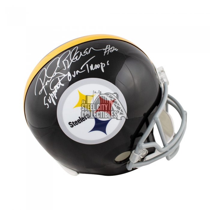 Rocky Bleier Autographed Helmets, Signed Rocky Bleier Inscripted Helmets