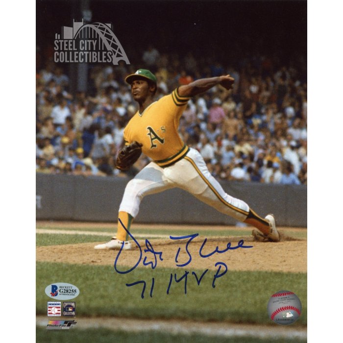 Vida Blue Autographed Autographed Cards, Signed Vida Blue Inscripted  Autographed Cards