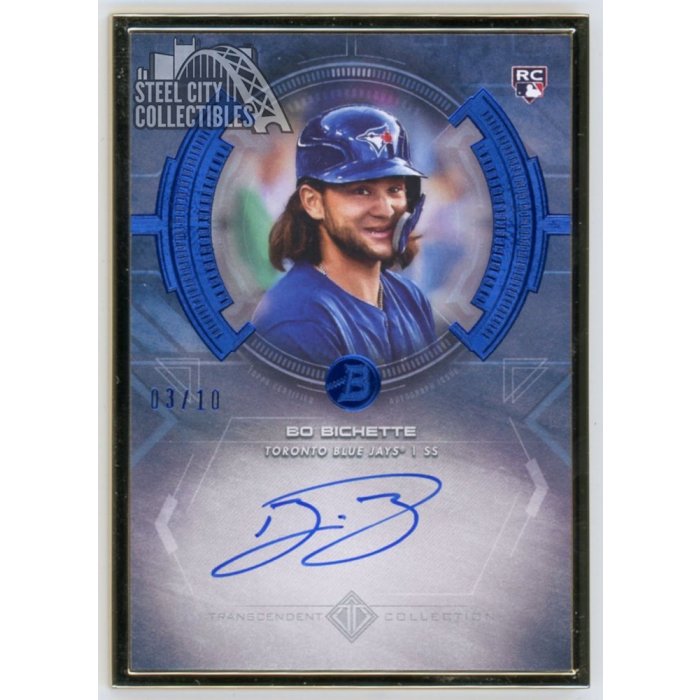 Bo Bichette Signed 2019 Bowman Prospects Autograph Card RC Toronto Blue Jays