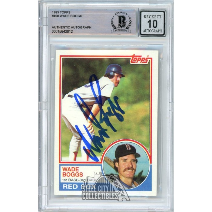 1983 Wade Boggs #498 ROOKIE CARD — Global Experience Trading