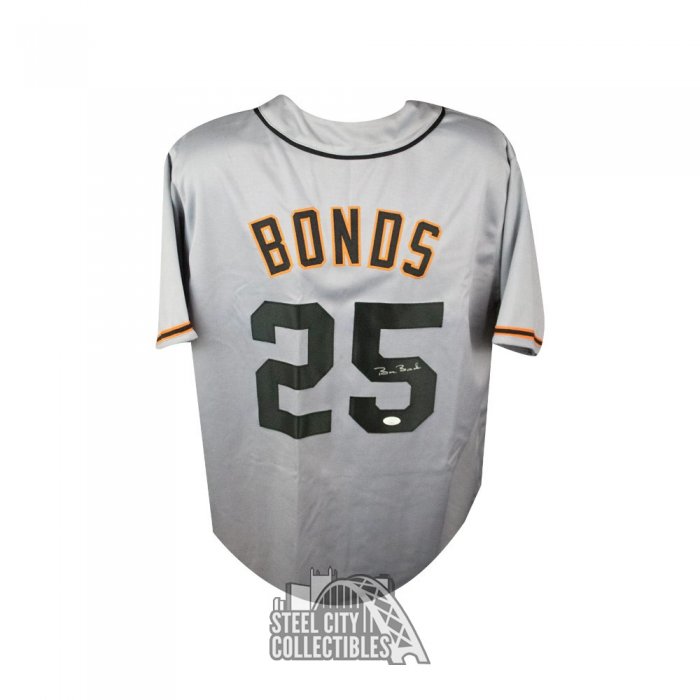 Barry Bonds Autographed and Framed Cream Giants Jersey