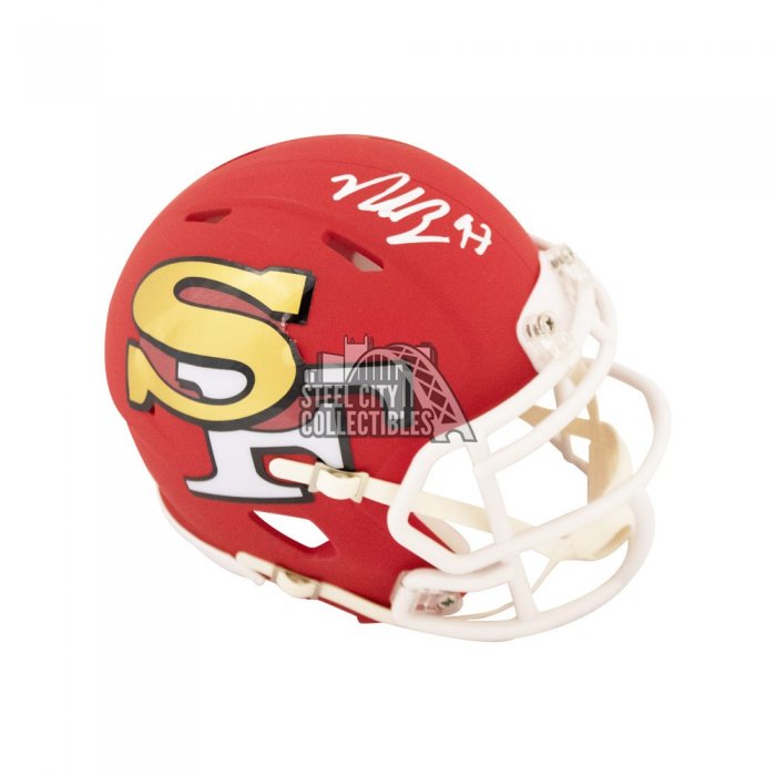 Nick Bosa Autographed 49ers Lunar Eclipse Mini Helmet – Great Moments  Sports Cards