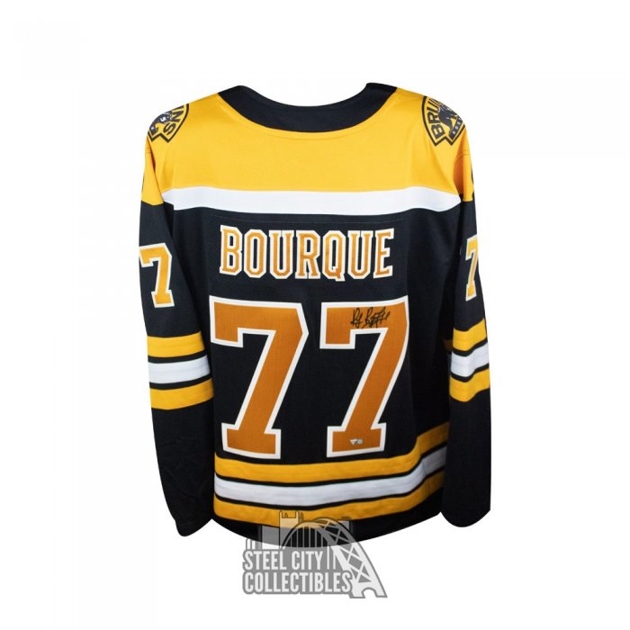 Ray Bourque Autographed Boston Custom Gold Hockey Jersey - JSA COA