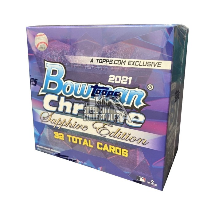 2021 Bowman Chrome Baseball Sapphire Edition Steel City Collectibles