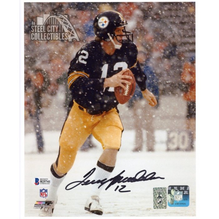 Terry Bradshaw Signed Steelers 34x38 Custom Framed Display with Jersey &  Signed Index Card (PSA Encapsulated)