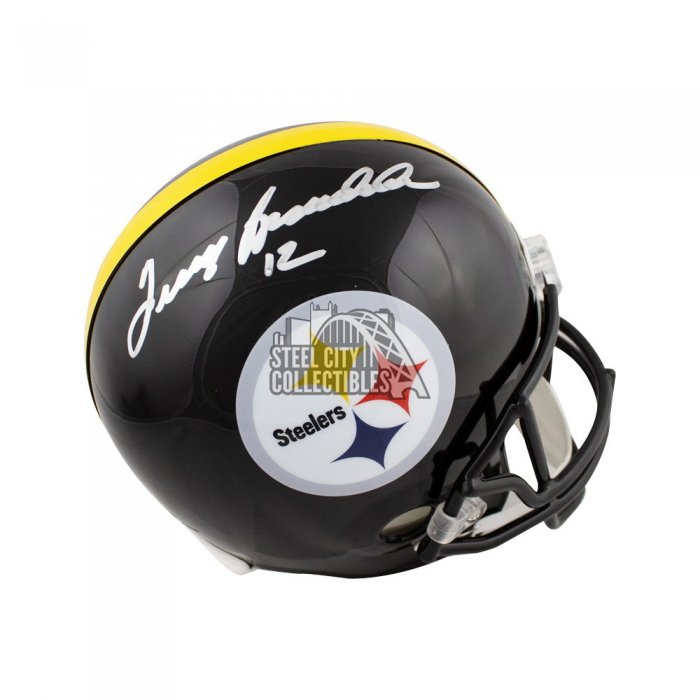 Terry Bradshaw Signed Steelers Mini Helmet (JSA COA)