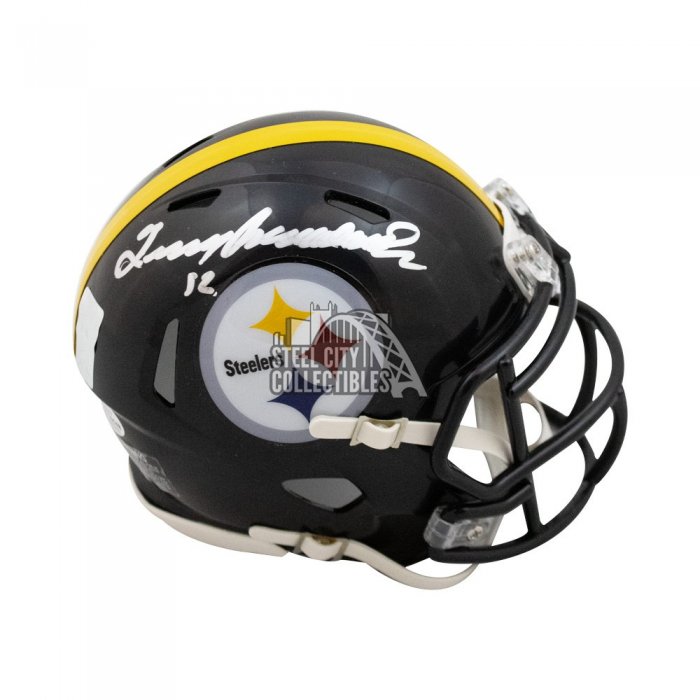 Terry Bradshaw Autographed Pittsburgh Steelers Camo Replica Full-Size  Football Helmet - BAS COA