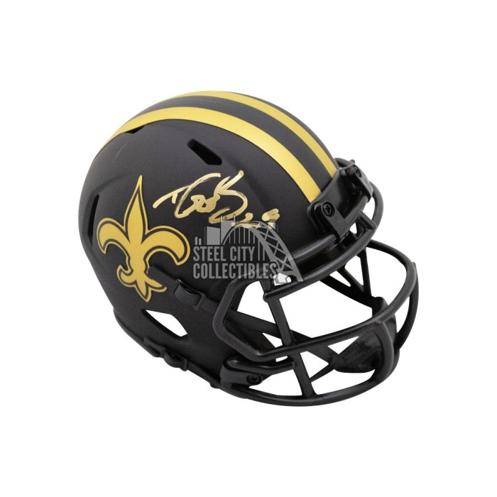 : Drew Brees New Orleans Saints Autographed Riddell Alternate  Lunar Eclipse Speed Authentic Helmet - Autographed NFL Helmets :  Collectibles & Fine Art