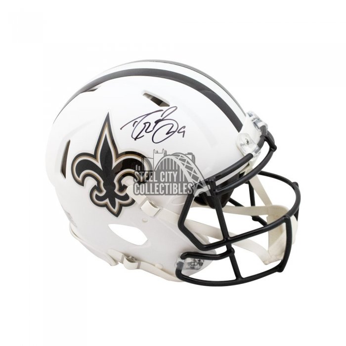 Drew Brees Autographed New Orleans Saints Lunar Eclipse White Full