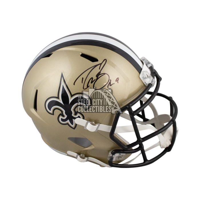 Drew Brees Autographed New Orleans Saints Speed Replica Full-Size ...