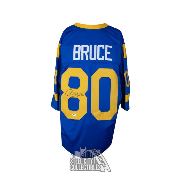 L.A. Rams Isaac Bruce Autographed Signed Jersey Beckett Coa