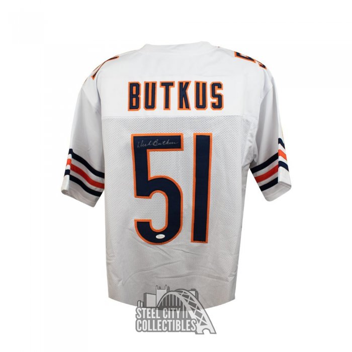 Dick selling Butkus signed jersey w/COA