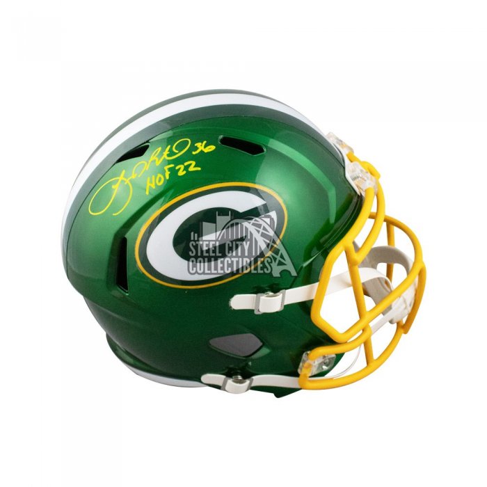 AJ Dillon Autographed Green Bay Packers AMP Replica Full-Size Football  Helmet - BAS COA