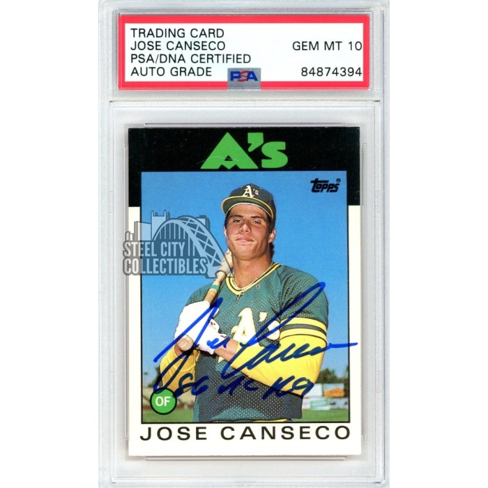 Jose Canseco Auto White Jersey 