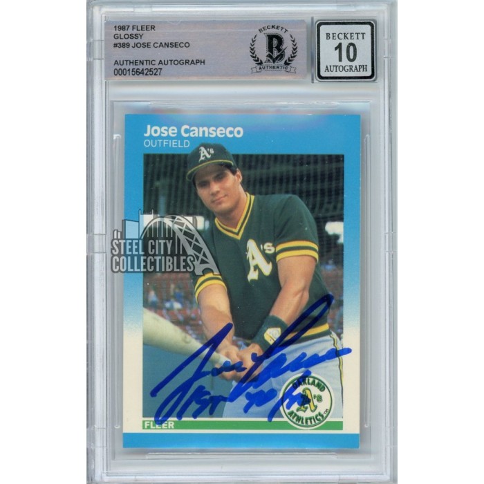 Jose Canseco 1987 Fleer 