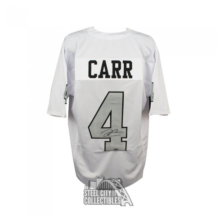 Derek Carr Las Vegas Raiders Signed Autograph Custom Jersey Black