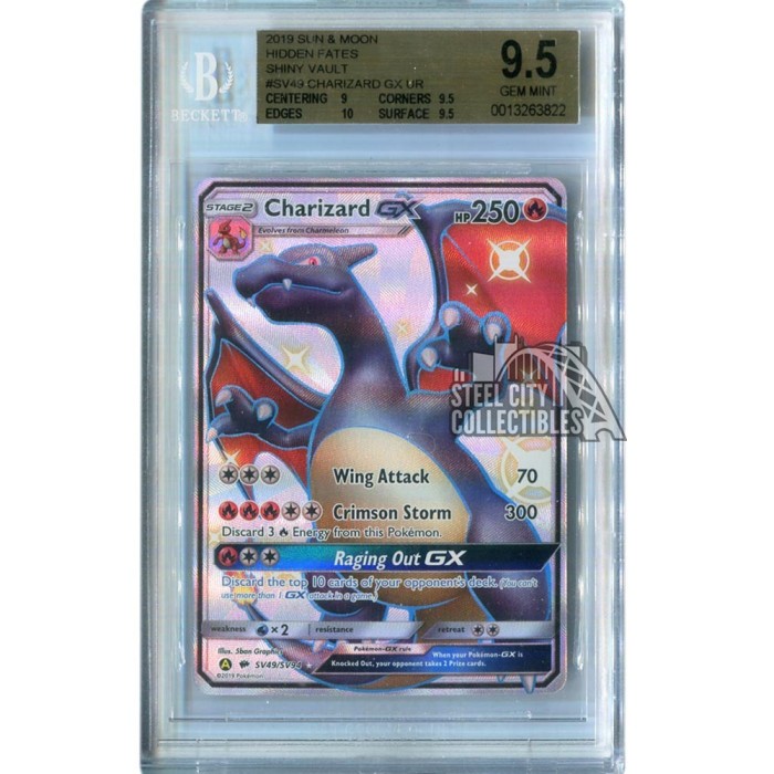 Ho-Oh GX Hidden Fates Shiny Vault PSA 9 50812140