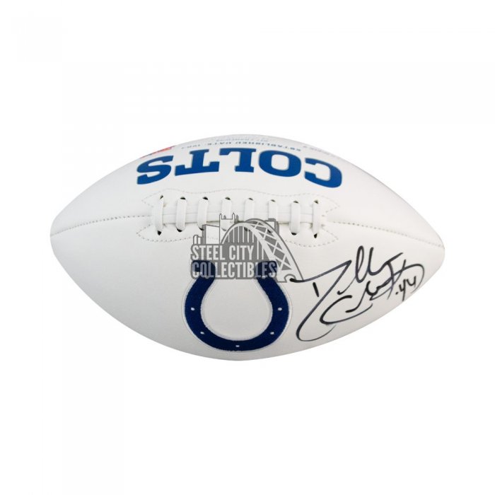 Dallas Clark Autographed Indianapolis Colts Football - JSA COA