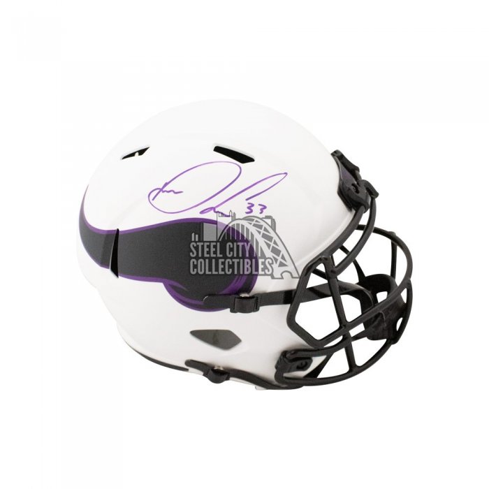 DALVIN COOK AUTOGRAPHED MINNESOTA VIKINGS LUNAR FULL SIZE SPEED HELMET –  Super Sports Center