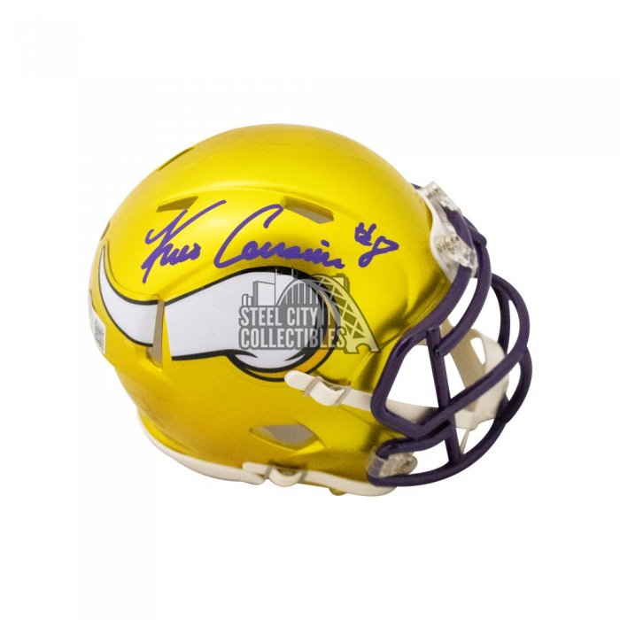 Kirk Cousins Autographed Minnesota Vikings Flash Replica Full-Size Football  Helmet - BAS