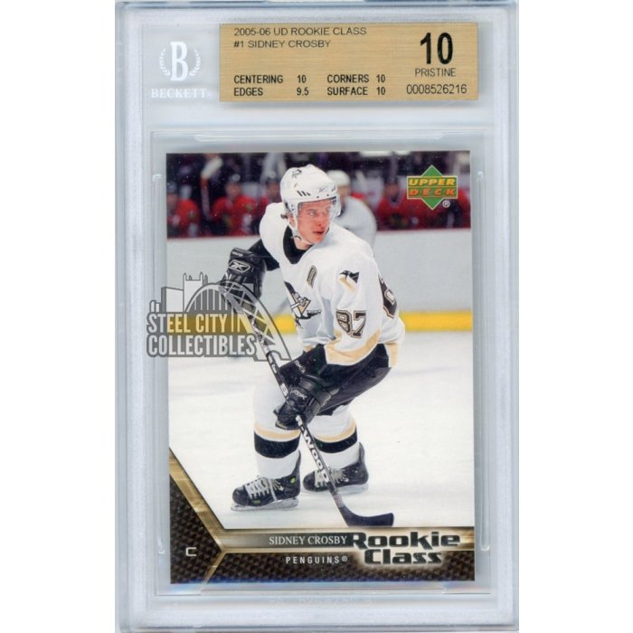 Sidney hot Crosby Rookie Gold BGS 9